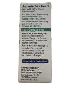Tinh dầu bạc hà altapharma Japanisches Heilöl, 30ml
