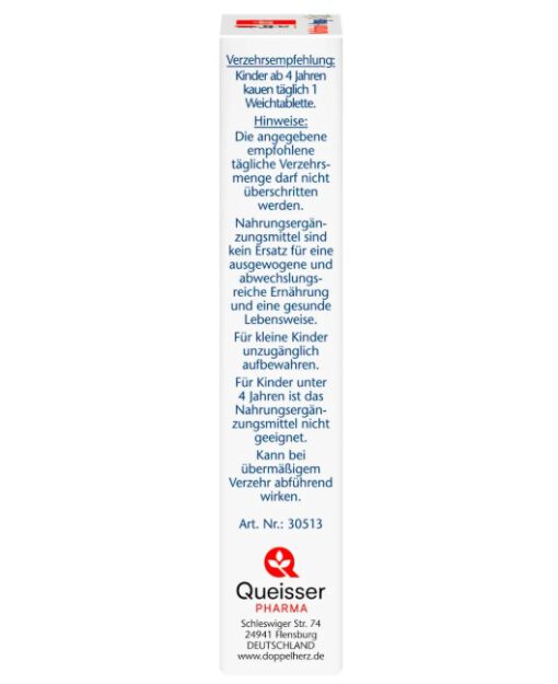 Viên nhai Doppelherz Multivitamin + Omega 3 Kids cho trẻ em, 27 viên