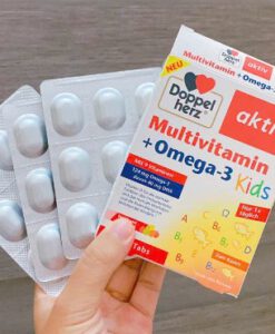 Viên nhai Doppelherz Multivitamin + Omega 3 Kids cho trẻ em, 27 viên