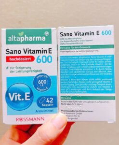 Viên uống altapharma Sano Vitamin E 600, 42 viên