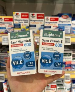 Viên uống altapharma Sano Vitamin E 600, 42 viên