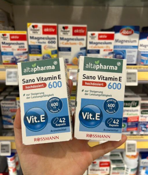 Viên uống altapharma Sano Vitamin E 600, 42 viên