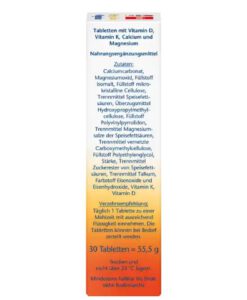 Viên uống Doppelherz D3 + K2 + Calcium + Magnesium, 30 viên