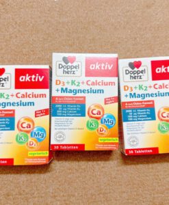 Viên uống Doppelherz D3 + K2 + Calcium + Magnesium, 30 viên