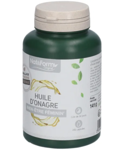 Viên uống tinh dầu hoa anh thảo Nat&Form Huile d'Onagre, 200 viên