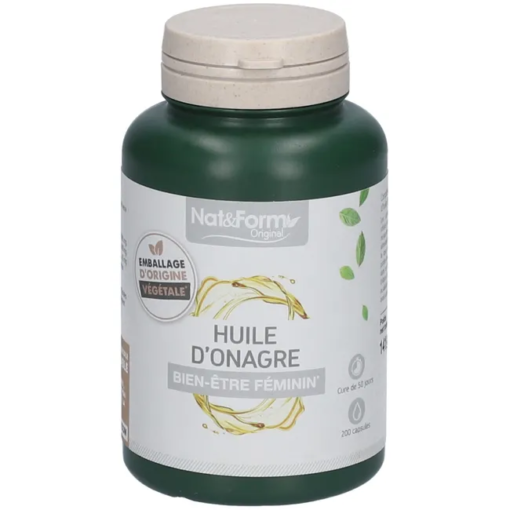 Viên uống tinh dầu hoa anh thảo Nat&Form Huile d'Onagre, 200 viên