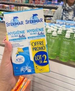 Xịt mũi Sterimar Hygiene du Nez Bebe cho trẻ sơ sinh và trẻ em, 100ml