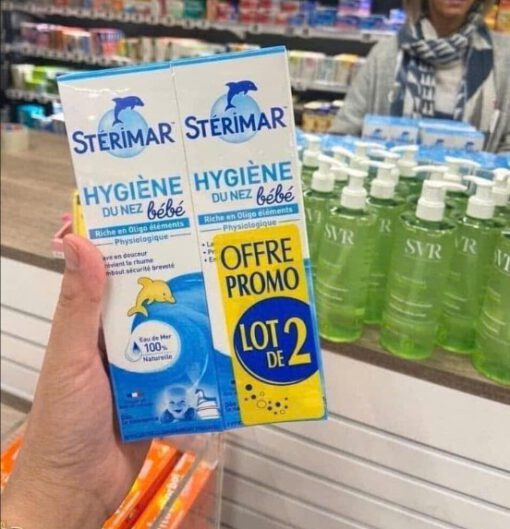 Xịt mũi Sterimar Hygiene du Nez Bebe cho trẻ sơ sinh và trẻ em, 100ml