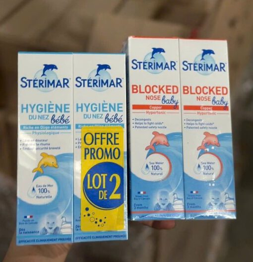 Xịt mũi Sterimar Hygiene du Nez Bebe cho trẻ sơ sinh và trẻ em, 100ml