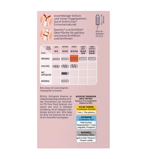 Băng vệ sinh Tampon Facelle Super, 32 chiếc Băng vệ sinh Tampon Facelle Super, 32 chiếc