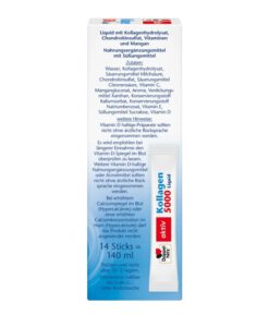 Collagen nước Doppelherz Kollagen 5000 Liquid bổ sụn khớp, 14 gói x 10ml