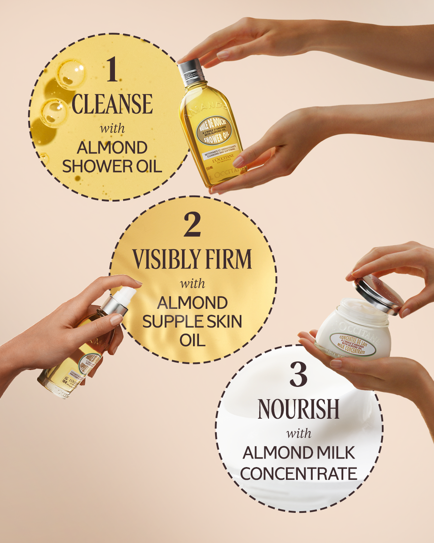 Dầu dưỡng thể L'Occitane Almond Supple Skin Oil làm mềm và săn chắc da, 100ml Dầu dưỡng thể L'Occitane Almond Supple Skin Oil làm mềm và săn chắc da, 100ml