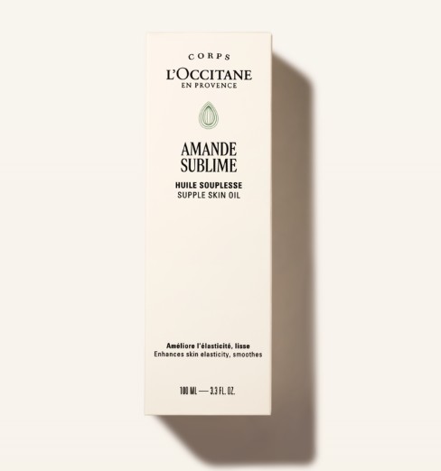 Dầu dưỡng thể L'Occitane Huile Souplesse Amande Sublime làm mềm và săn chắc da, 100ml Dầu dưỡng thể L'Occitane Huile Souplesse Amande Sublime làm mềm và săn chắc da, 100ml