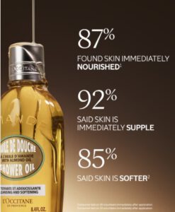 Dầu tắm hạnh nhân L'occitane Almond Shower Oil, 500ml