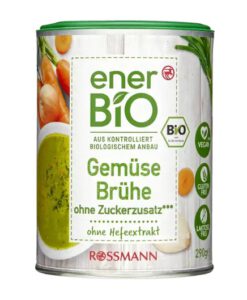 Hạt nêm hữu cơ enerBio GEMUSE BRUHE từ rau củ, 290g
