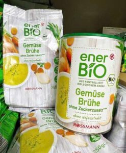 Hạt nêm hữu cơ enerBio GEMUSE BRUHE từ rau củ, 290g