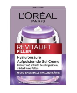 Kem dưỡng da Loreal Revitalift Filler Gel Creme chống lão hóa, giảm nhăn, 50ml