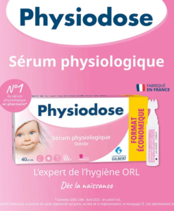 Nước muối sinh lý Physiodose hồng, 40x5ml