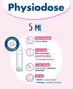 Nước muối sinh lý Physiodose hồng, 40x5ml