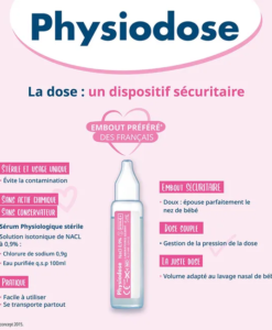 Nước muối sinh lý Physiodose hồng, 40x5ml