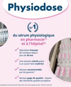 Nước muối sinh lý Physiodose hồng, 40x5ml