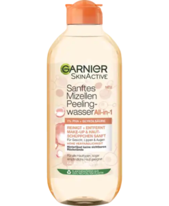 Nước tẩy trang Garnier Mizellen Sanftes Peeling 1% PHA + Glykolsäure, 400 ml