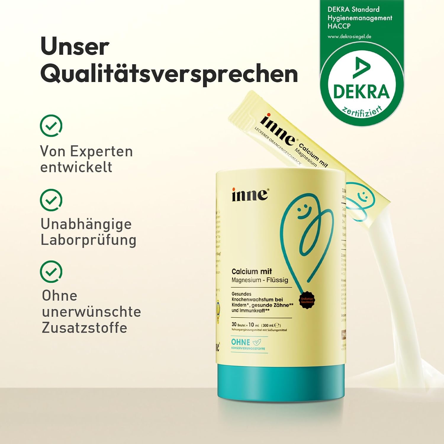 Siro inne Calcium mit Magnesium Flüssig tăng đề kháng, tăng chiều cao, 30 gói x 10 ml Siro inne Calcium mit Magnesium Flüssig tăng đề kháng, tăng chiều cao, 30 gói x 10 ml