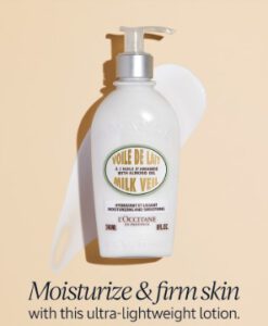 Sữa dưỡng thể L'Occitane Almond Milk Veil làm mềm và săn chắc da, 240ml