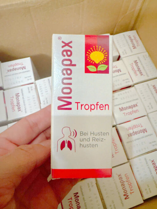 Tinh chất Monapax Tropfen trị ho, cắt và làm dịu cơn ho, 20ml