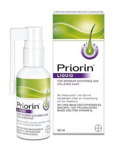 Tinh chất Priorin Liquid xịt chân tóc, ngăn rụng tóc, kích thích mọc tóc, 50ml