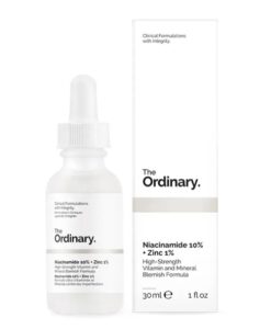 Tinh chất trị mụn The Ordinary Niacinamide 10% + Zinc 1%, 30ml