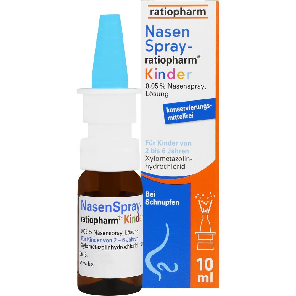 Thuốc xịt mũi Nasenspray-ratiopharm Kinder cho trẻ em từ 2-6 tuổi, 10ml
