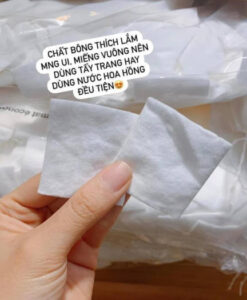 Bông tẩy trang Tetra Le Soin à L'etat Pur coton 5x5cm, 600 miếng