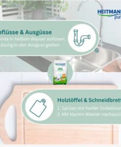 Bột tẩy đa năng HEITMANN pure Reine Soda, 500g