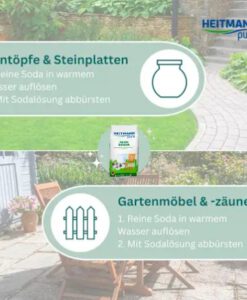 Bột tẩy đa năng HEITMANN pure Reine Soda, 500g