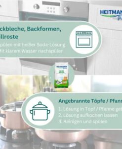 Bột tẩy đa năng HEITMANN pure Reine Soda, 500g