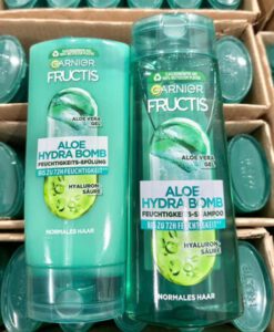 Cặp gội xả Garnier Fructis Aloe Hydra Bomb lô hội, 250+200 ml