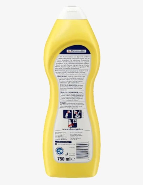 Kem tẩy đa năng Denkmit Scheuermilch tẩy inox, 750ml Kem tẩy đa năng Denkmit Scheuermilch tẩy inox, 750ml