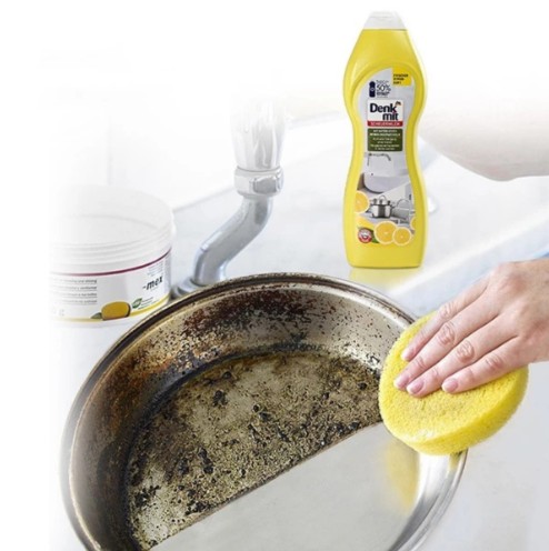 Kem tẩy đa năng Denkmit Scheuermilch tẩy inox, 750ml Kem tẩy đa năng Denkmit Scheuermilch tẩy inox, 750ml