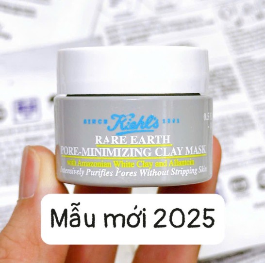 Mặt nạ đất sét Kiehl's Rare Earth Pore-Minimizing Clay Mask trị mụn, 14ml Mặt nạ đất sét Kiehl's Rare Earth Pore-Minimizing Clay Mask trị mụn, 14ml