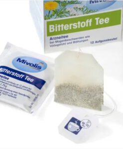 Trà thảo dược Mivolis Bitterstoff Tee hỗ trợ dạ dày, đường ruột, 12 gói