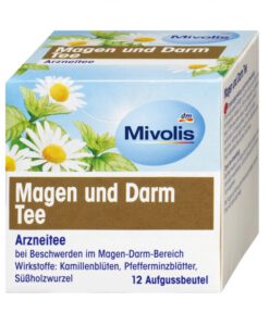 Trà thảo dược Mivolis Magen & Darm Tee hỗ trợ tiêu hóa, 12 gói