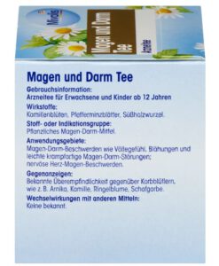 Trà thảo dược Mivolis Magen & Darm Tee hỗ trợ tiêu hóa, 12 gói