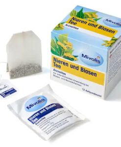 Trà thảo dược Mivolis Nieren & Blasen Tee bổ thận, bàng quang, 12 gói