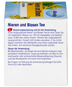 Trà thảo dược Mivolis Nieren & Blasen Tee bổ thận, bàng quang, 12 gói