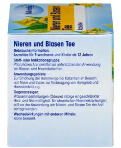 Trà thảo dược Mivolis Nieren & Blasen Tee bổ thận, bàng quang, 12 gói