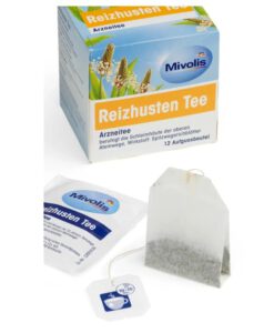Trà thảo dược Mivolis Reizhusten Tee hỗ trợ giảm ho, ngứa cổ họng, 12 gói
