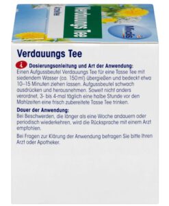 Trà thảo dược Mivolis Verdauungs Tee hỗ trợ tiêu hóa, 12 gói
