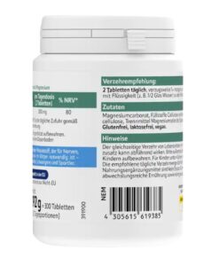 Viên uống bổ sung magie altapharma Magnesium, 300 viên