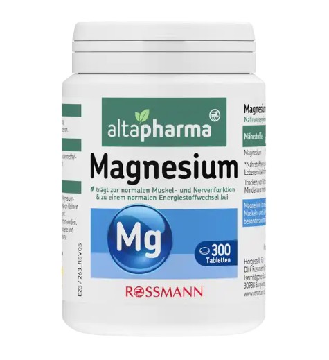 Viên uống bổ sung magie altapharma Magnesium, 300 viên Viên uống bổ sung magie altapharma Magnesium, 300 viên